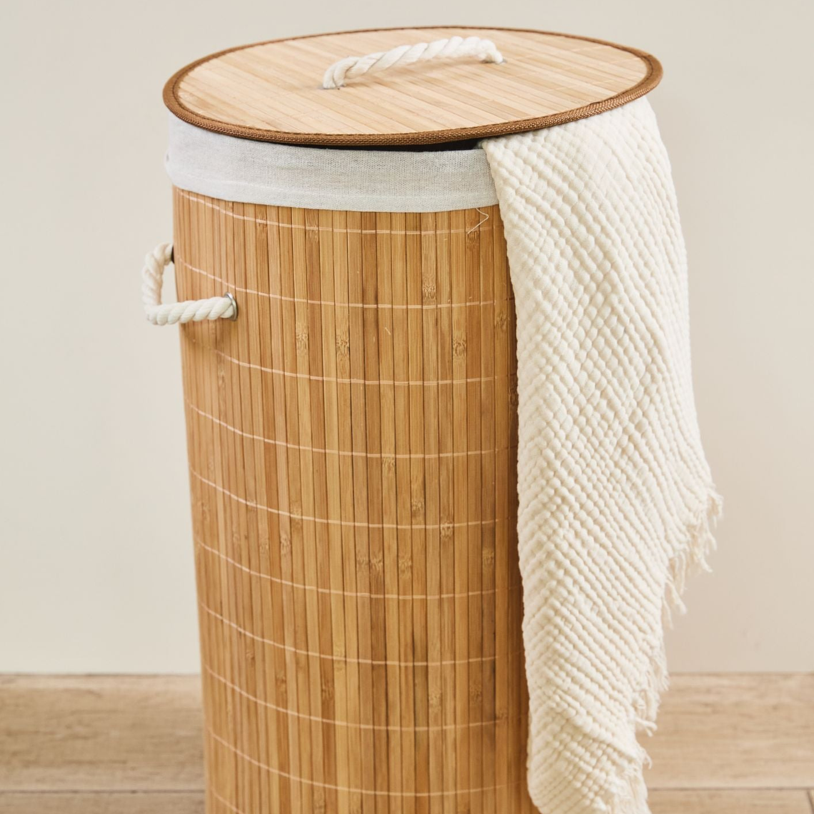 Canasta de ropa sucia Bambú 1