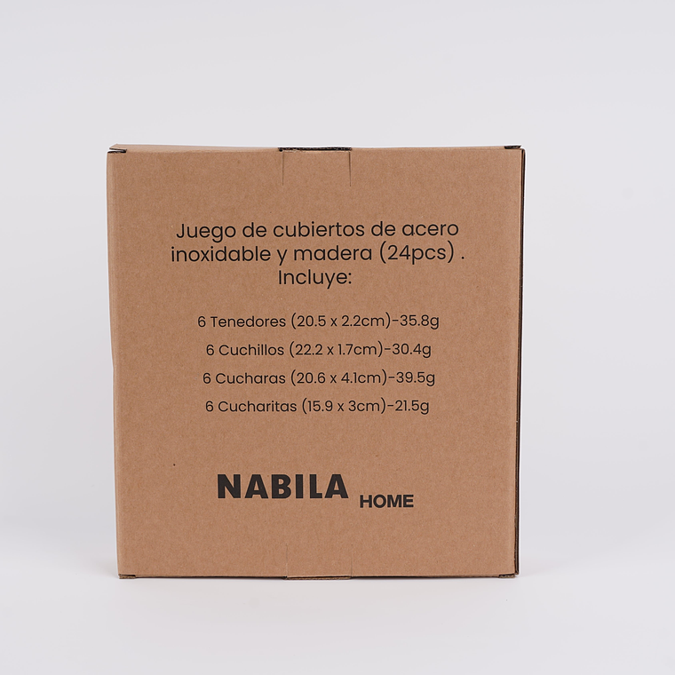 Cubiertos Tipo Madera 4