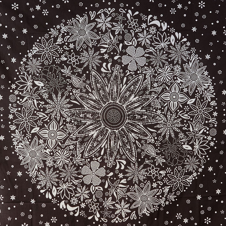 Mandala Cangrejos Black 1