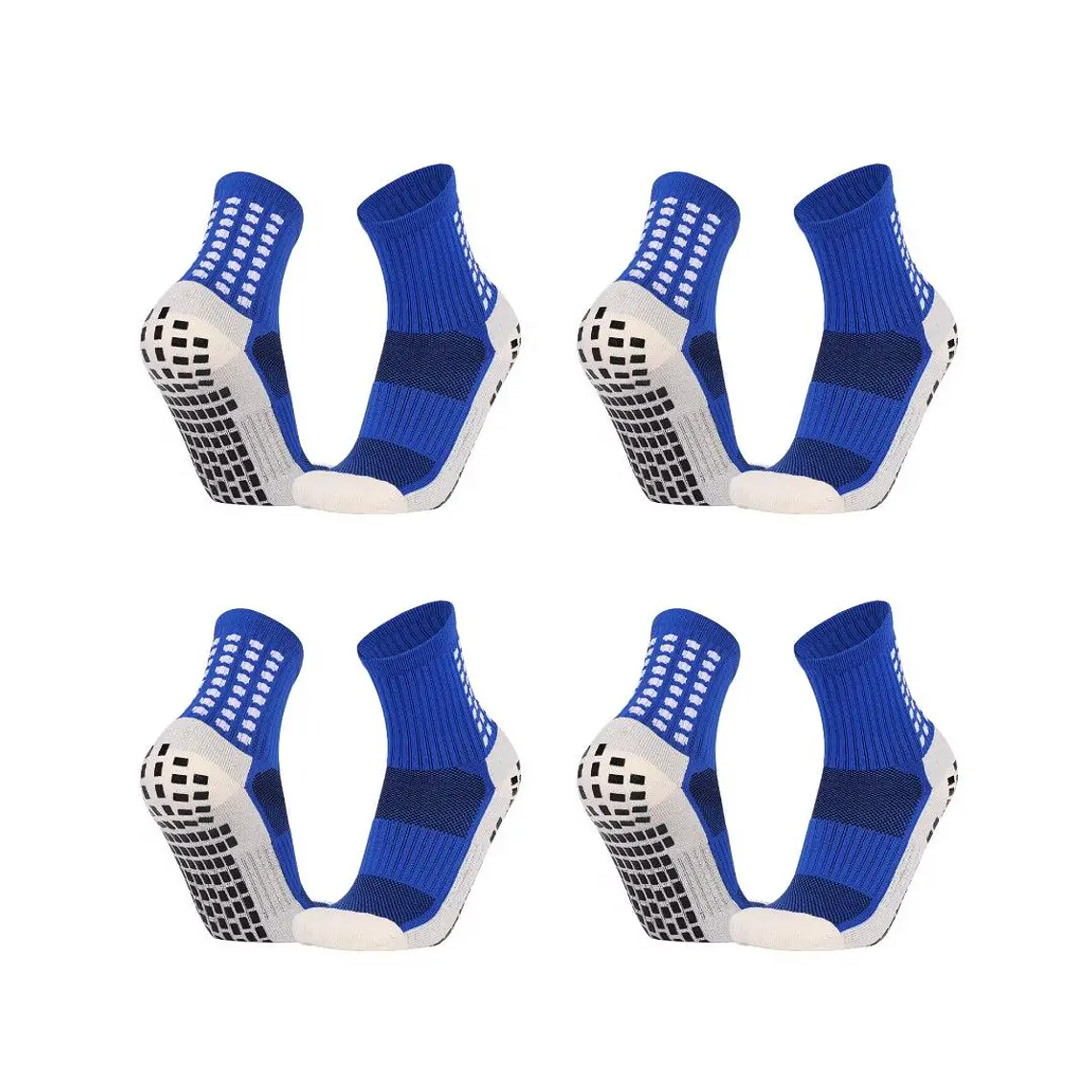 Pack x4 Medias Deportivas Azul 1