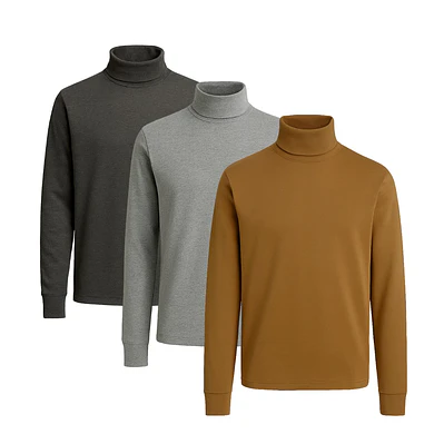 Tripack Cafarena de Hombre - Camel, Melange y Charcoal