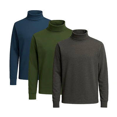 Tripack Cafarena de Hombre - Acero Verde y Charcoal