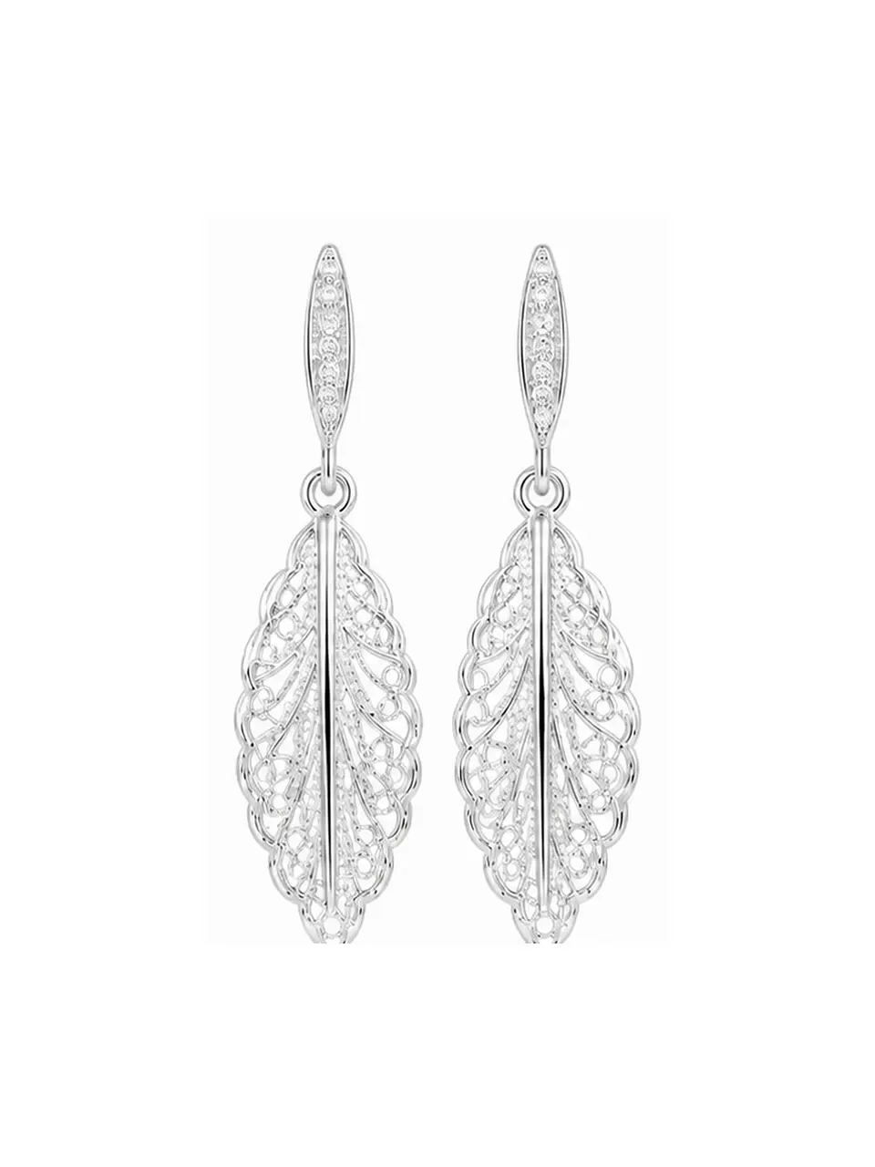 Aretes Hojas de Filigrana Serena 1