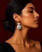 Aretes Disco Texturizado Bruma - Miniatura 2