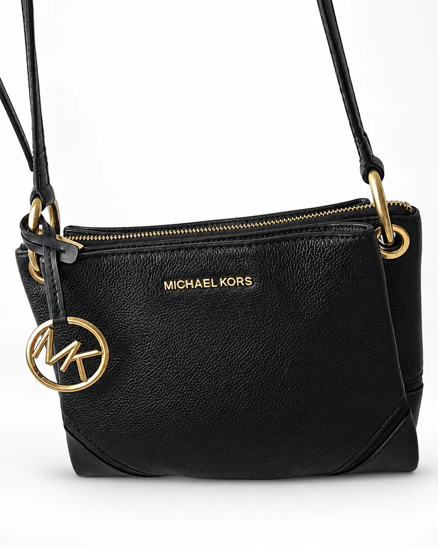 Crossbody Michael Kors Negro con Charm MK 1