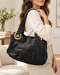 Tote Michael Kors Negro con Herrajes MK Dorados - Miniatura 2