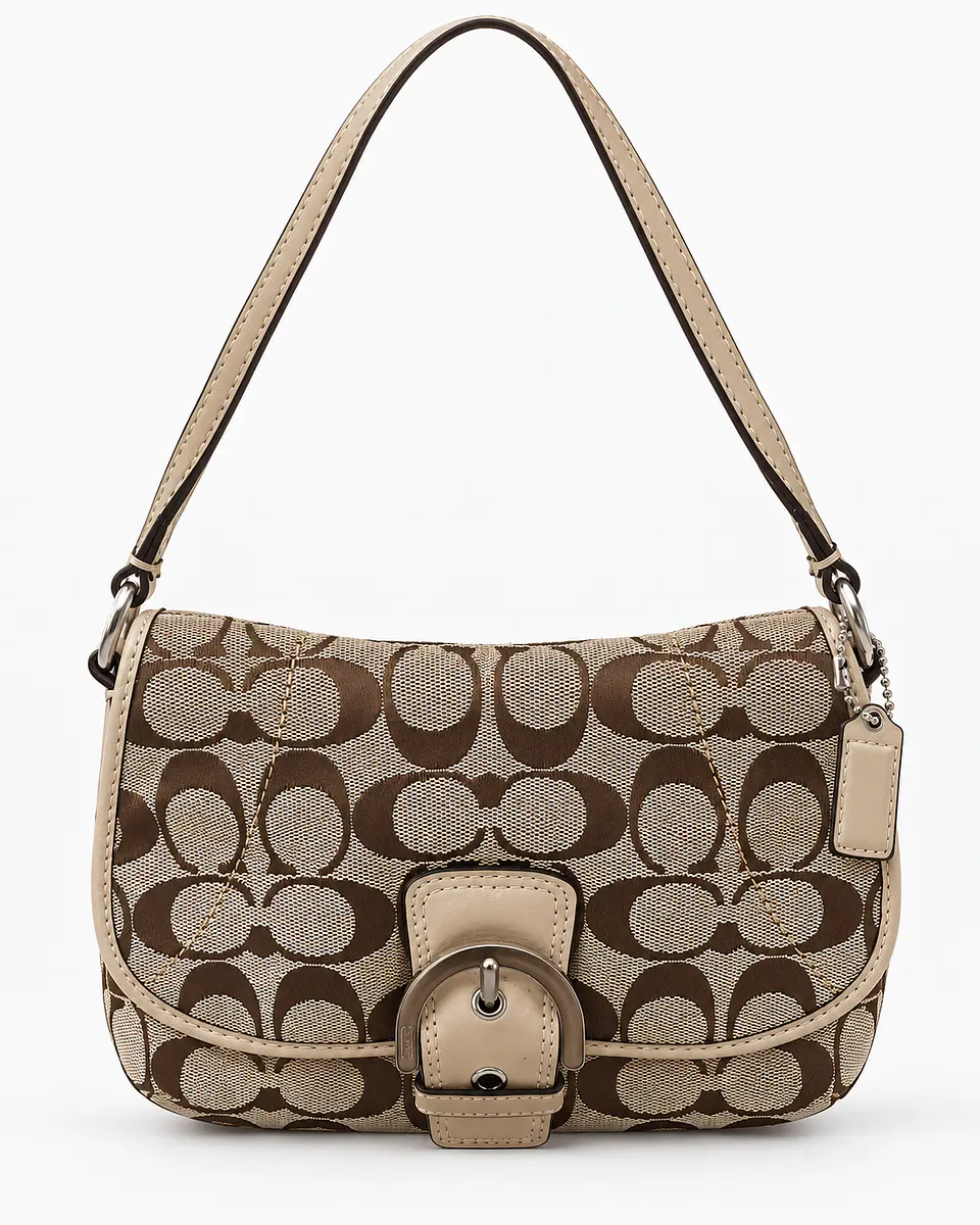 Coach Soho Small Signature Flap Shoulder Bag 1