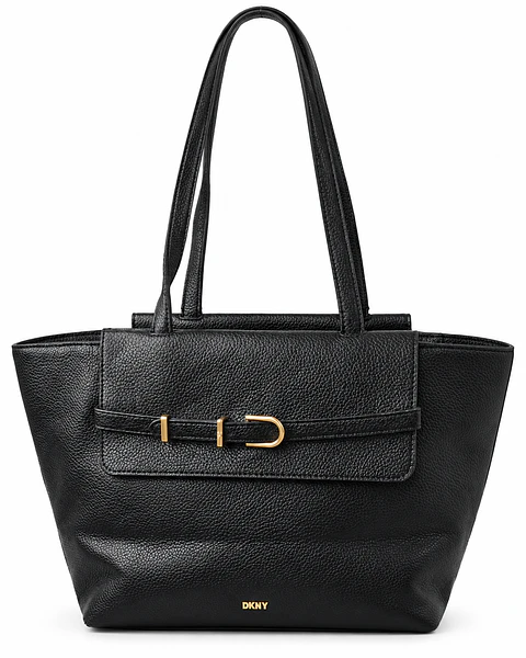 DKNY Vintage Logo-Detail Tote Bag Negro