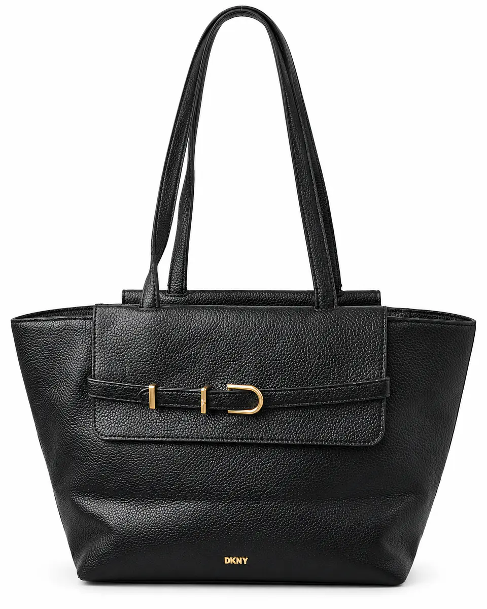 DKNY Vintage Logo-Detail Tote Bag Negro 1