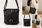 Hamled Crossbody Negro de Cuero - Miniatura 2