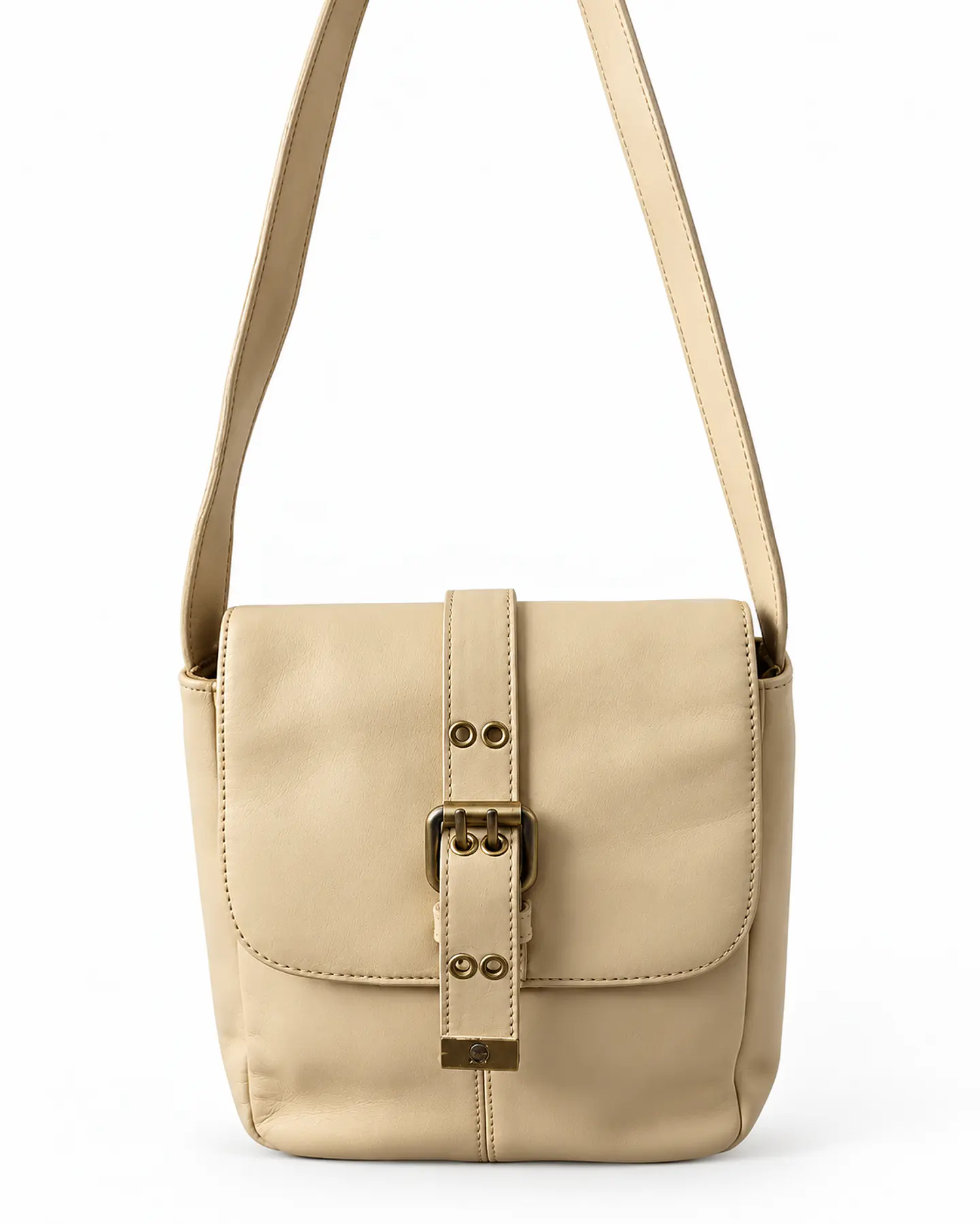 Etienne Aigner Vintage Flap Crossbody Bag – Cream 1