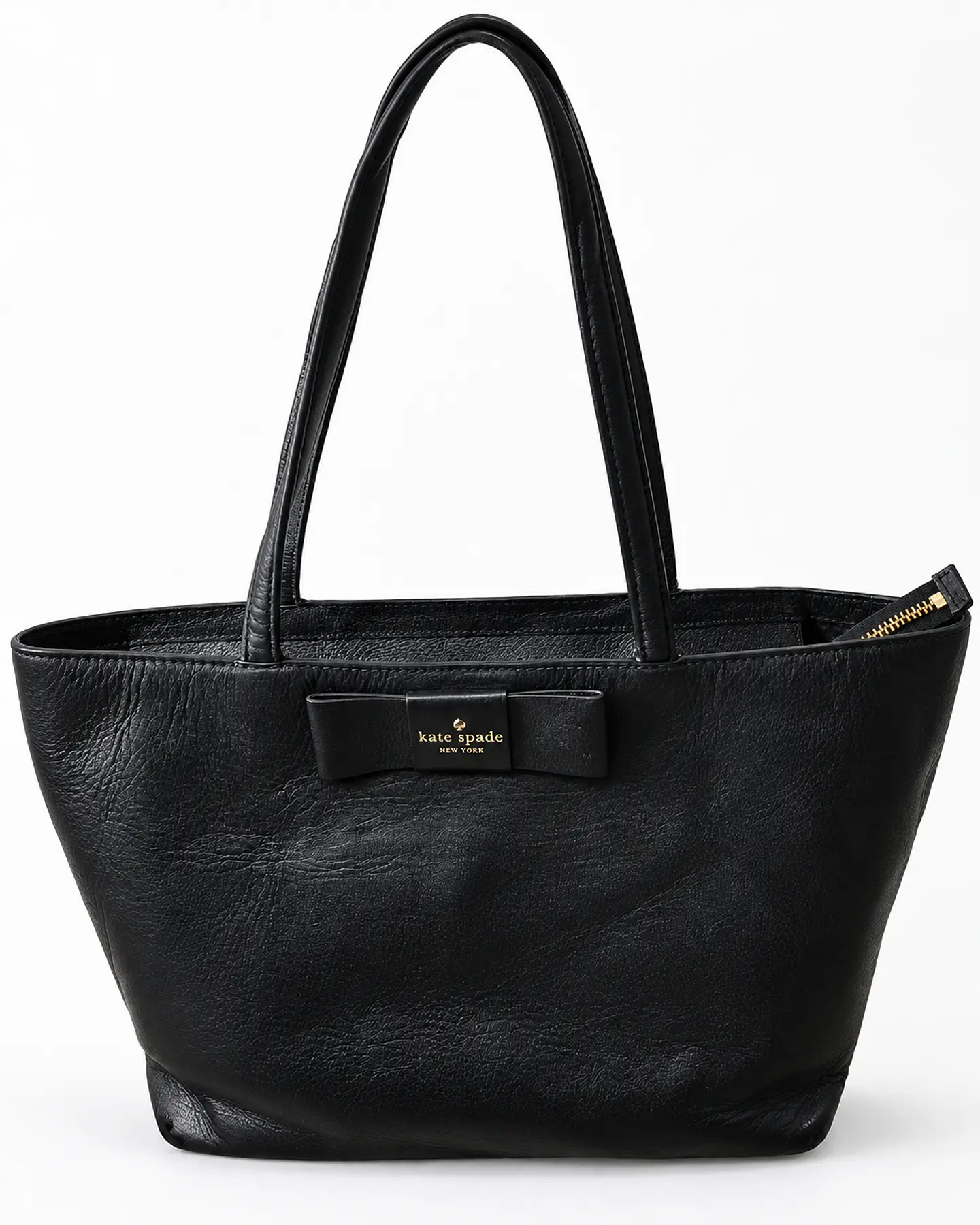 Kate Spade New York Leather Bow Tote – Black 1