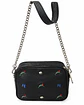 Bruno Magli Embroidered Chain Crossbody – Black - Miniatura 1
