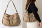 Perlina New York Leather Hobo Shoulder Bag – Taupe - Miniatura 2