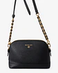 Michael Kors Cindy Dome Saffiano Leather Crossbody – Black - Miniatura 1