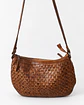 Vilenca Holland Woven-Leather Shoulder Bag – Cognac - Miniatura 1