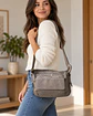 Danier Genuine Leather Multi-Pocket Crossbody – Taupe - Miniatura 2