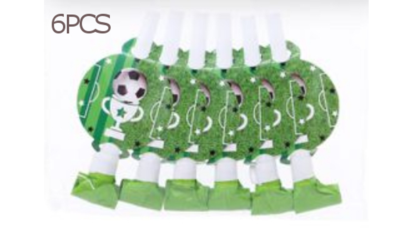 FESTA FUTEBOL VERDE LINGUA DE SOGRA 6PCS 1