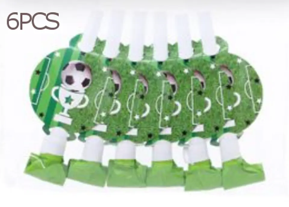 Festa Futebol verde lingua de sogra 6pcs 1