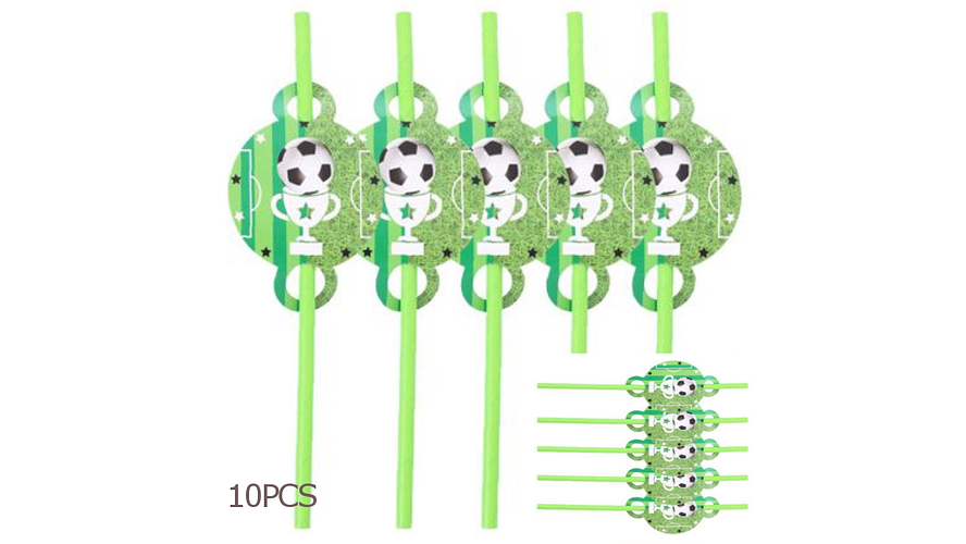 FESTA FUTEBOL VERDE PALINHAS DE PAPEL 10PCS 1