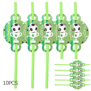 FESTA FUTEBOL VERDE PALINHAS DE PAPEL 10PCS