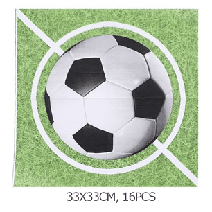 FESTA FUTEBOL VERDE GUARDANAPOS 16PCS 33X33CM
