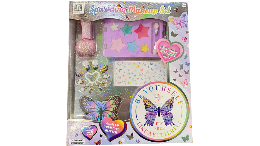 KIT MAQUILHAGEM PARA MENINAS COM  +5ANOS 1