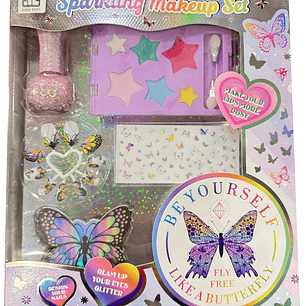 KIT MAQUILHAGEM PARA MENINAS COM  +5ANOS