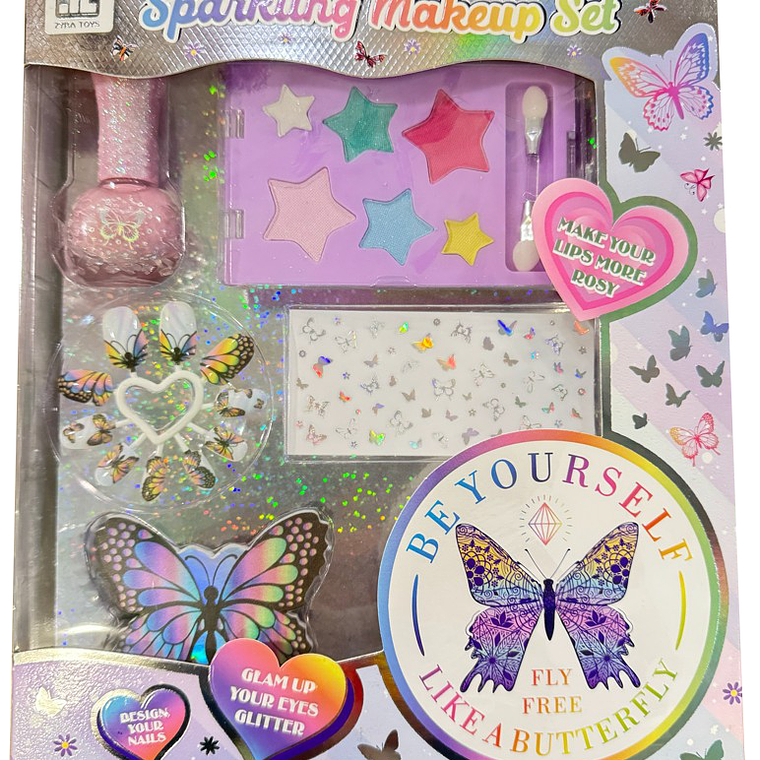 KIT MAQUILHAGEM PARA MENINAS COM  +5ANOS 1