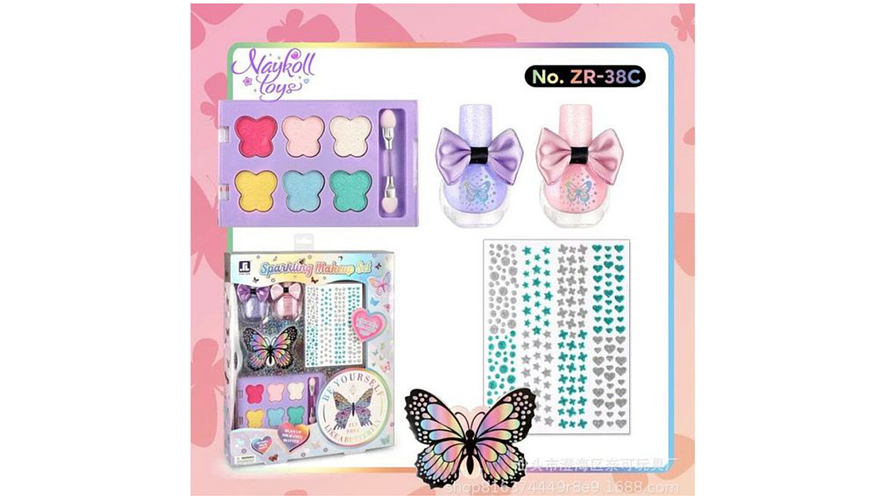 KIT MAQUILHAGEM PARA MENINAS COM  +5ANOS 1