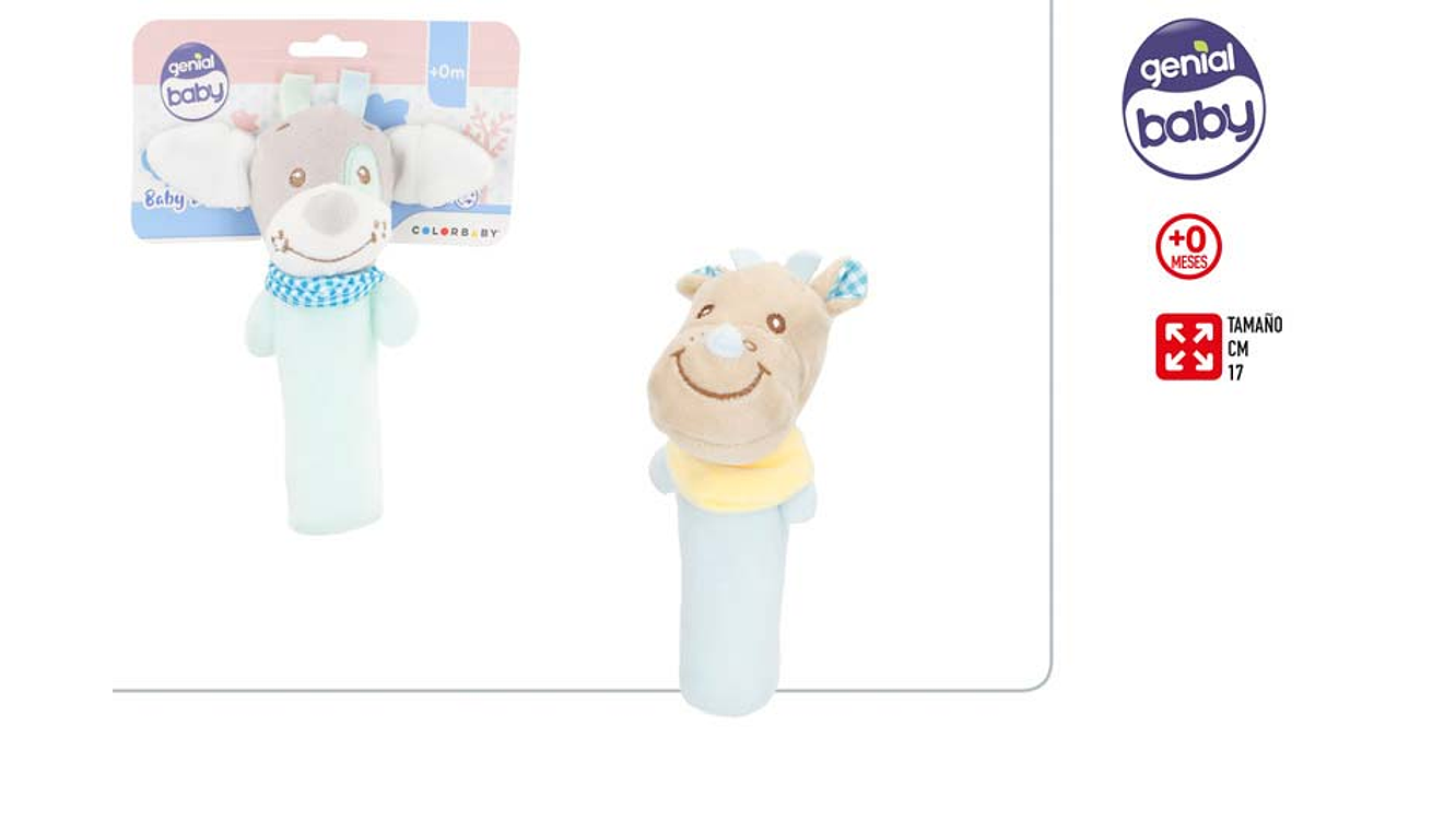 PELUCHE PARA BEBE +0M COM SOM REF.34030 1