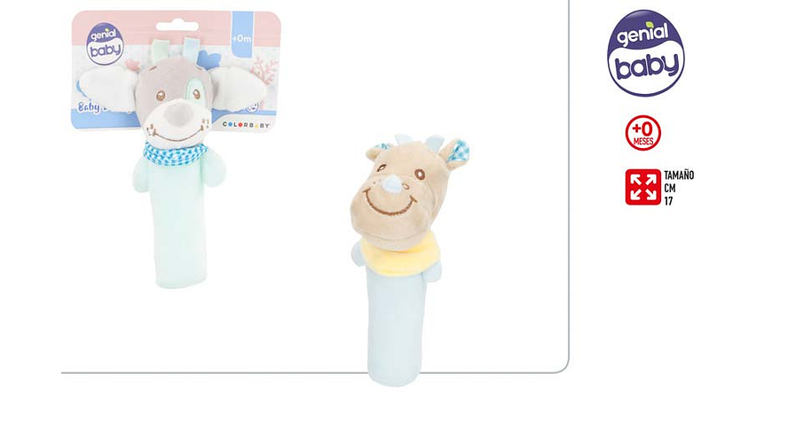 PELUCHE PARA BEBE +0M COM SOM REF.34030 1