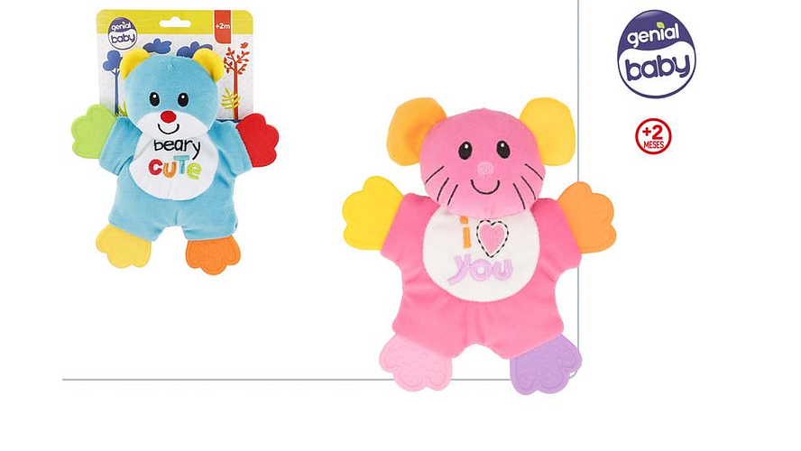 PELUCHE PARA BEBE +2M COM MORDEDOR REF.49648 1