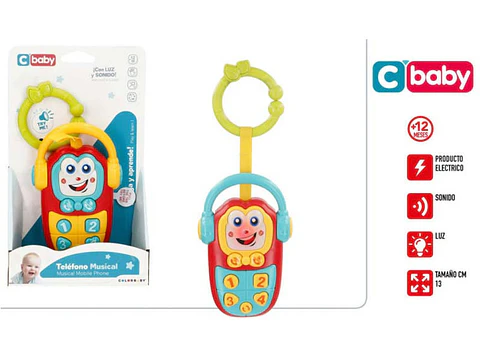 Brinquedo telemovel para bebé +12M ref.39022