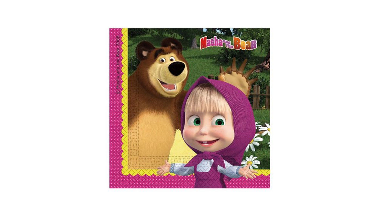 FESTA MASHA GUARDANAPOS 20PCS 33X33CM 1