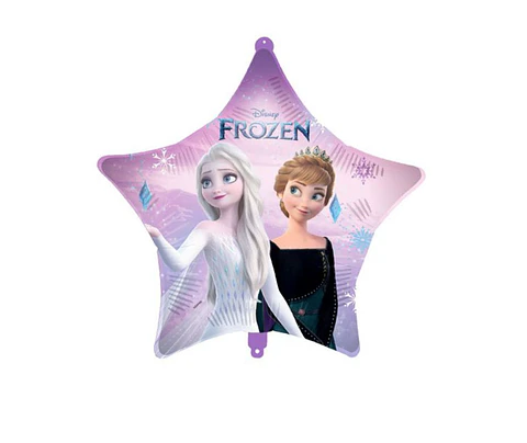 Festa Frozen balão 46cm estrela +3A