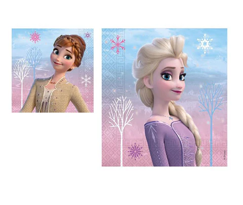 Festa Frozen guardanapos de papel 20pcs 33x33cm