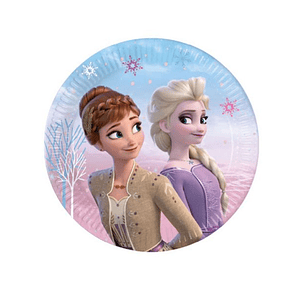 FESTA FROZEN PRATO PAPEL 8PCS 20CM