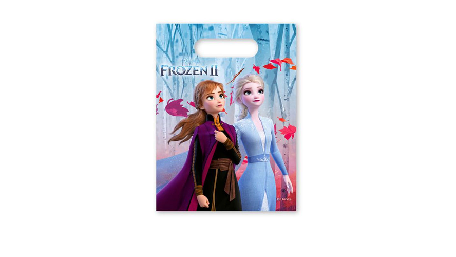 FESTA FROZEN SACO PLASTICO 6PCS 16.5X23CM 1