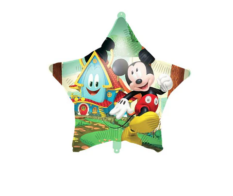 Festa Mickey balão 46cm estrela +3A