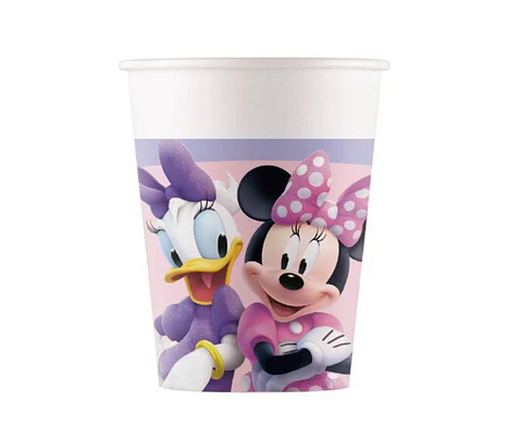 Festa Minnie copo de papel 8pcs 200ml