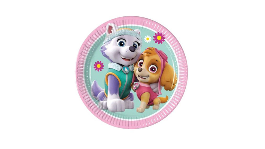 FESTA PAW PATROL PRATO PAPEL 8PCS 20CM 1