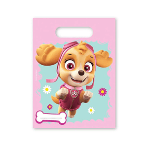 FESTA PAW PATROL SACO PLASTICO 6PCS 16.5X23CM