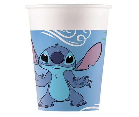 Festa Stitch copo de papel 8pcs 200ml