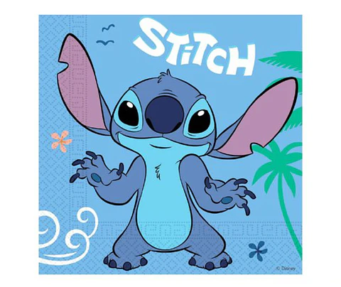 Festa Stitch guardanapos de papel 20pcs 33x33cm