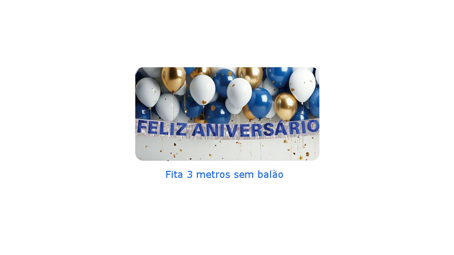 CORTINA BANDEIRA FESTA AZUL FELIZ ANIVERSARIO 3MX20CM 1