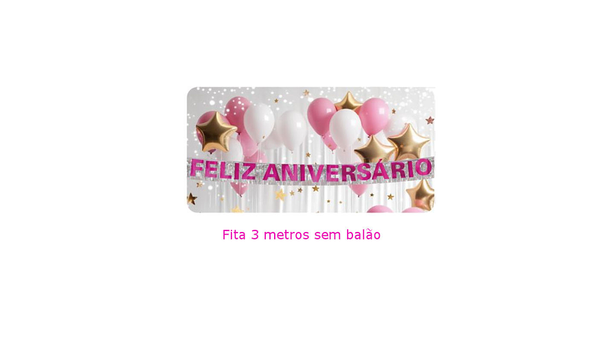 CORTINA BANDEIRA FESTA ROSA FELIZ ANIVERSARIO 3MX20CM 1