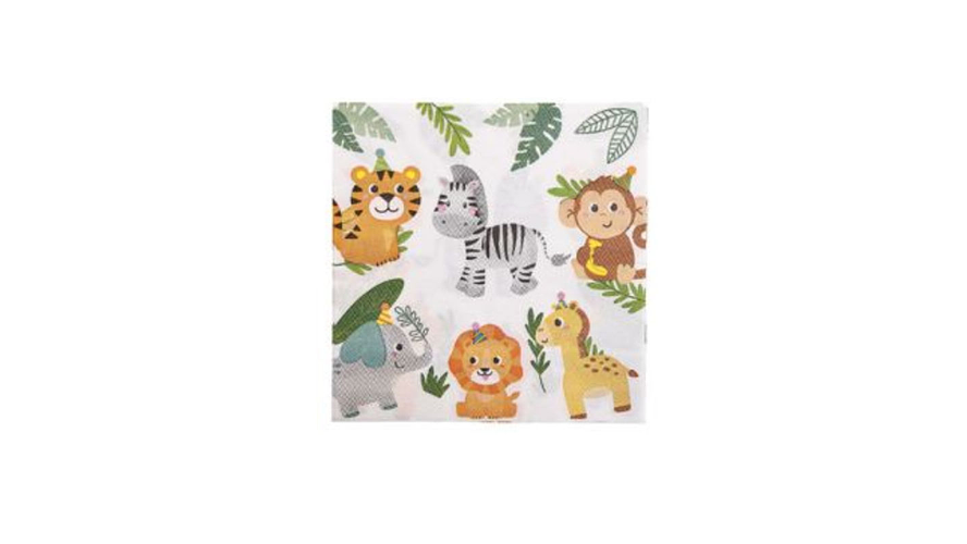 FESTA ANIMAIS GUARDANAPOS 16PCS 33X33CM 1