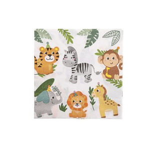 FESTA ANIMAIS GUARDANAPOS 16PCS 33X33CM