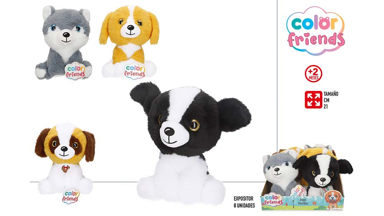 PELUCHE ANIMAL 21CM REF.47697 1